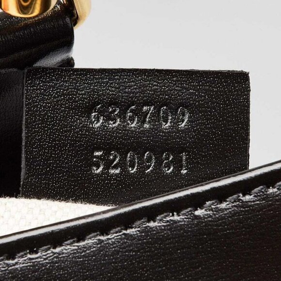 Gucci Black/Multicolored Geometric Printed Leather Jackie 1961 Small Shoulder... - Picture 10 of 11